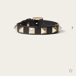 Valentino Rockstud Leather Bracelet